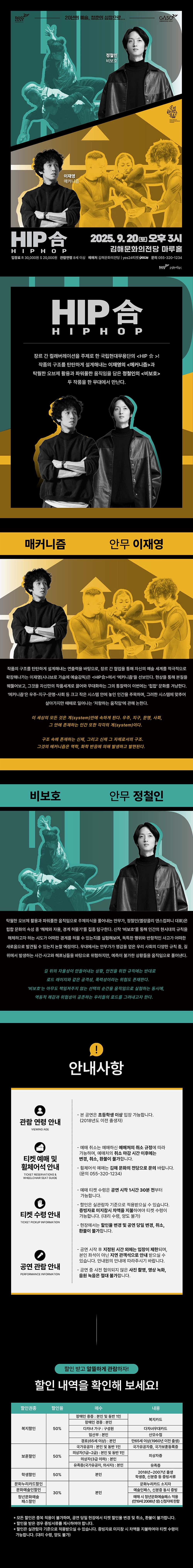 국립현대무용단, HIP合 (힙합) [김해] 소개 이미지 1