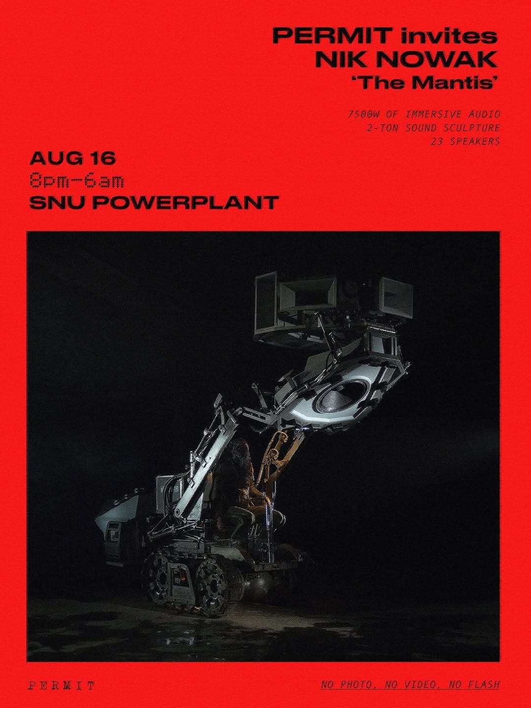 PERMIT invites Nik Nowak: The Mantis 소개 이미지 1