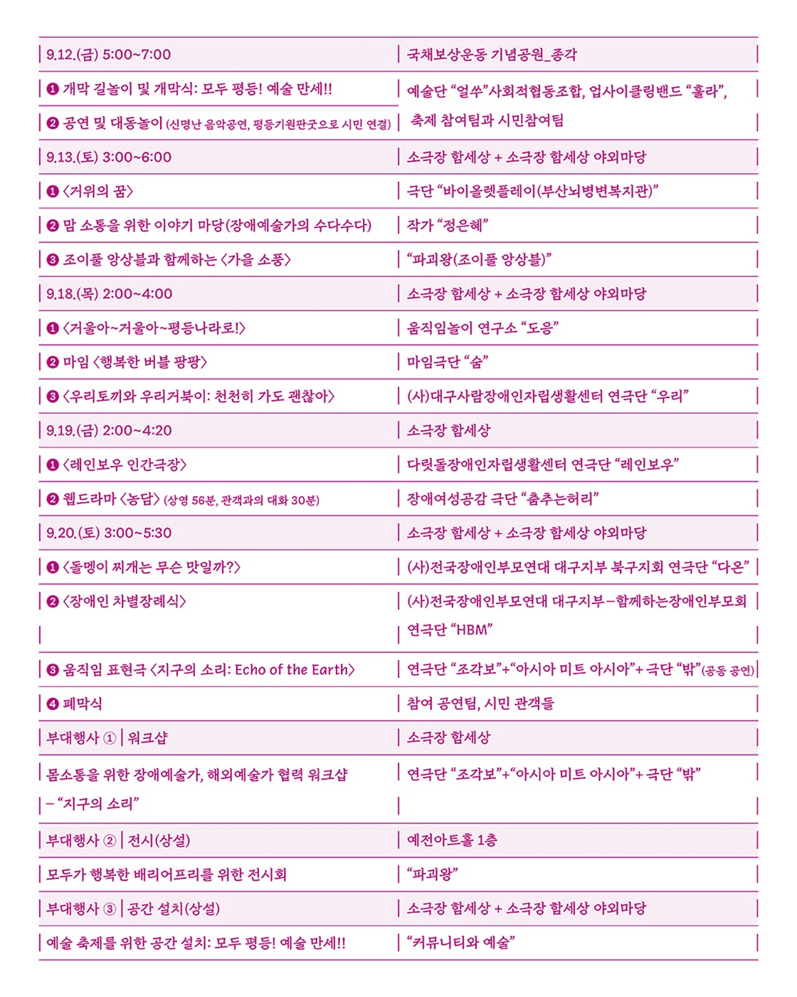 모두페스티벌, 셋째 날 [대구] 소개 이미지 2