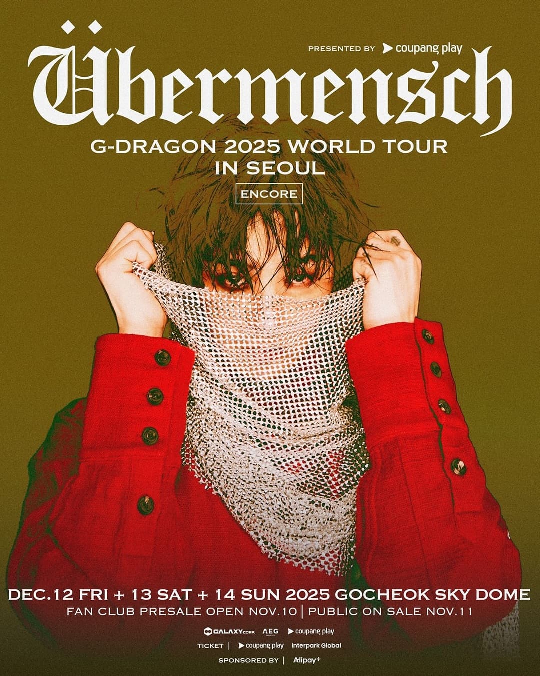 G-DRAGON 월드투어: 위버맨쉬 [서울 (앵콜) ] 소개 이미지 1