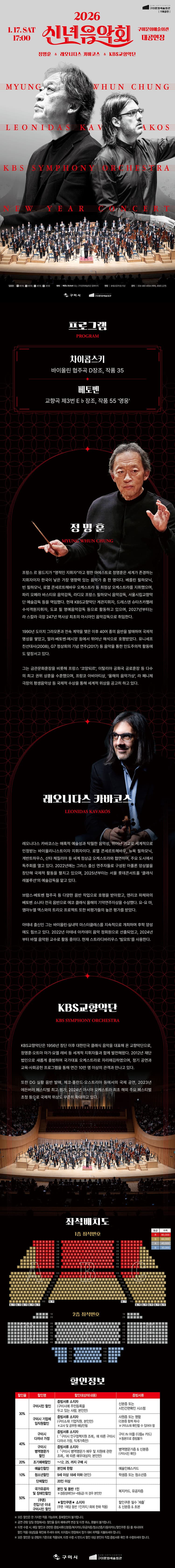구미 신년음악회: 정명훈 & 레오니다스 카바코스 & KBS교향악단 소개 이미지 1
