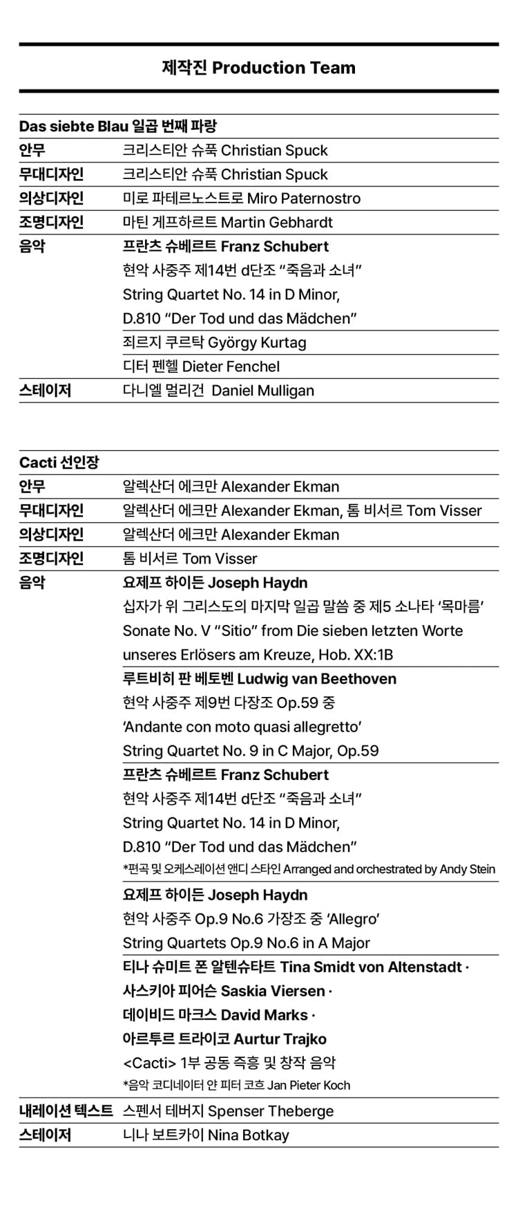 서울시발레단, 더블 빌: 죽음과 소녀 소개 이미지 3