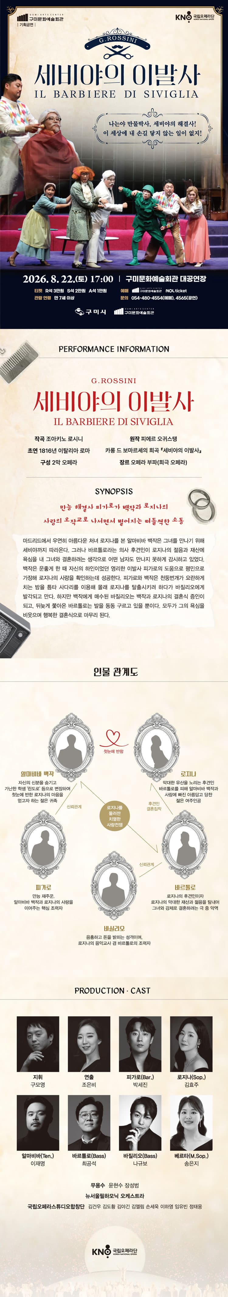 국립오페라단, 세비야의 이발사 [구미] 소개 이미지 1