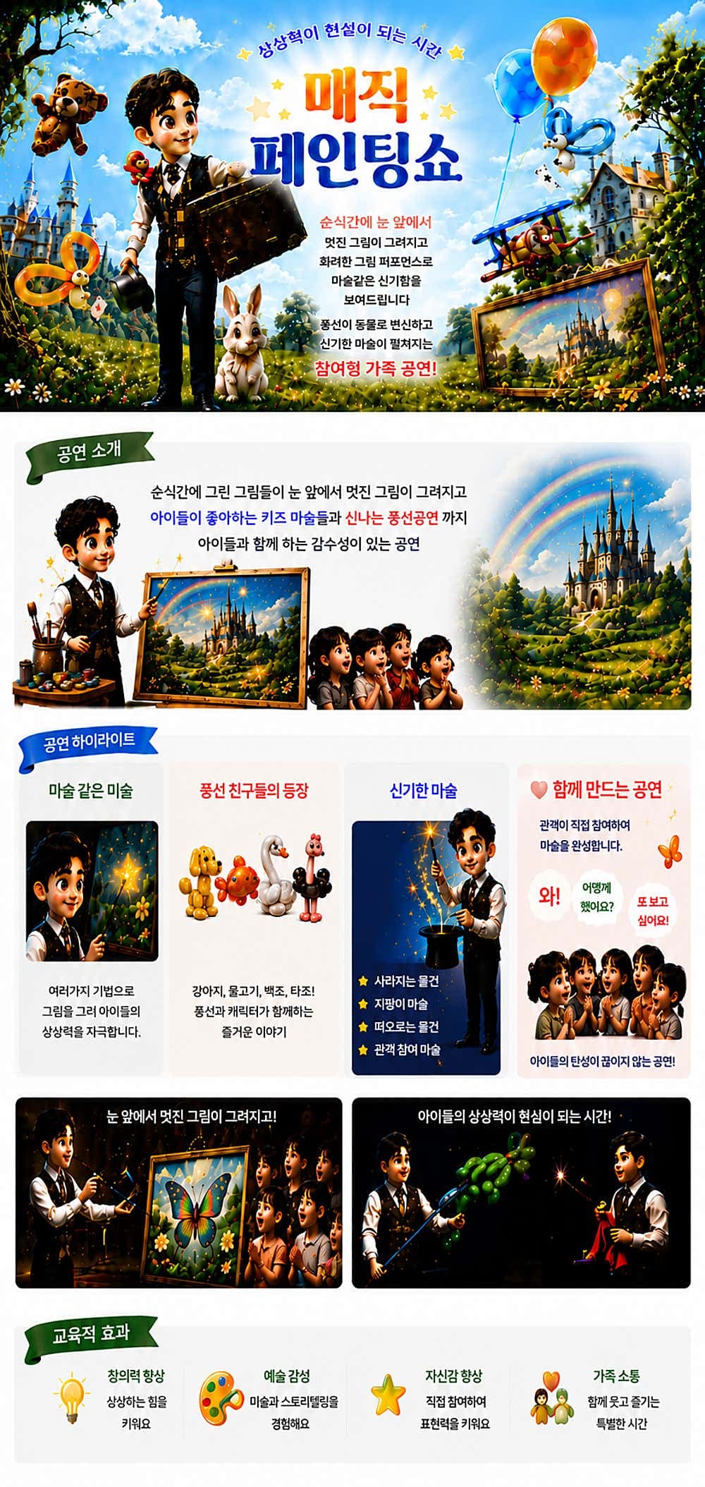 DRAWING: 어린이 매직 페인팅쇼 [부산 기장] 소개 이미지 1
