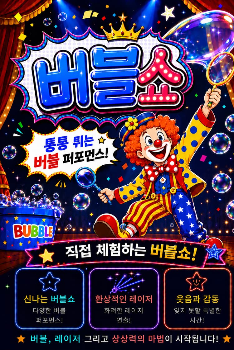매직버블쇼 [진주] 소개 이미지 1