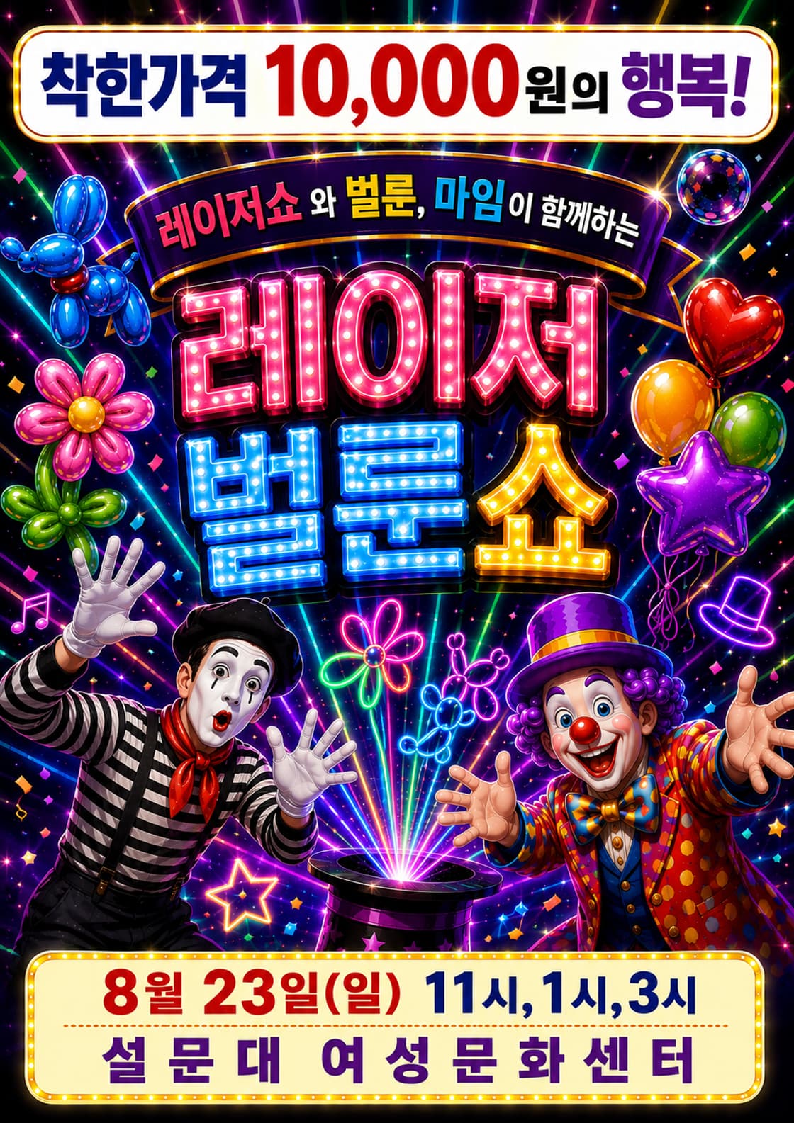 레이저 벌룬쇼 [제주] promotional image 1