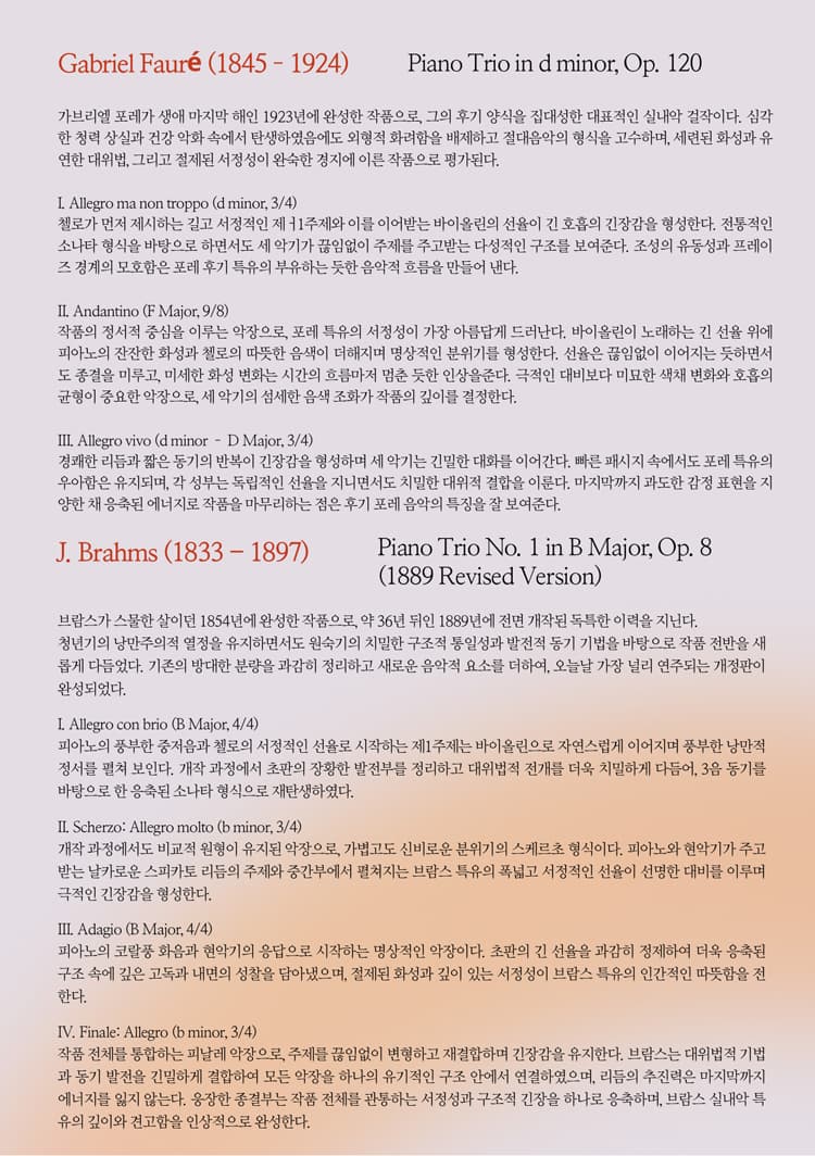 제2회 트리오 봄 정기연주회 [대전] 소개 이미지 4