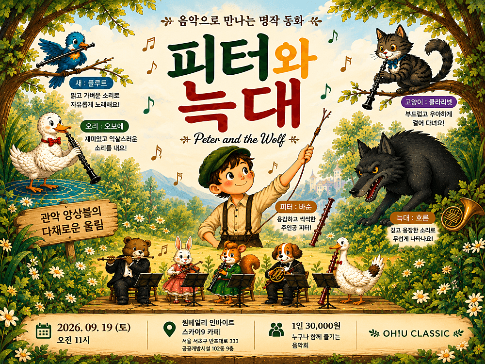 OH!UCLASSIC, 피터와 늑대 [서울 서초] 소개 이미지 1