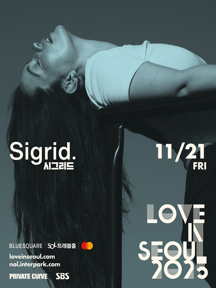LOVE IN SEOUL, Sigrid 공연 포스터