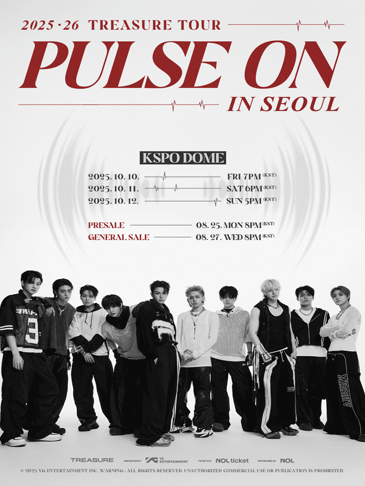 TREASURE TOUR: PULSE ON [서울] 공연 포스터