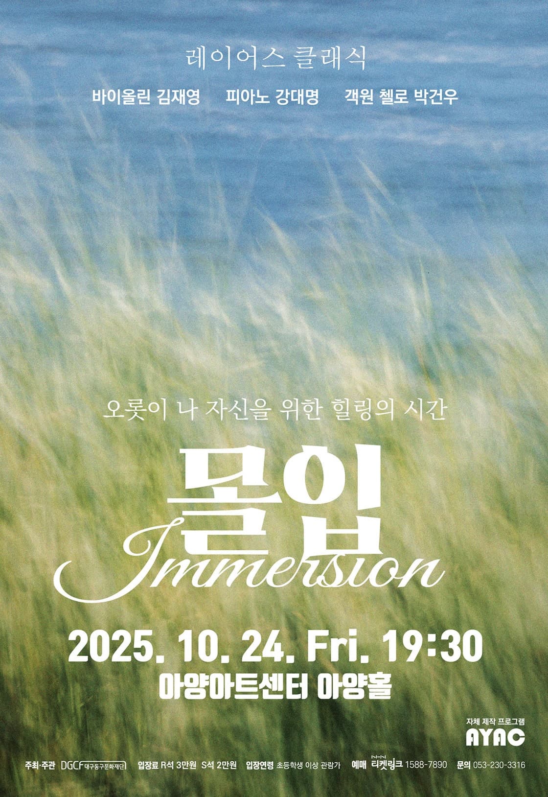 몰입: Immersion [대구] 공연 포스터