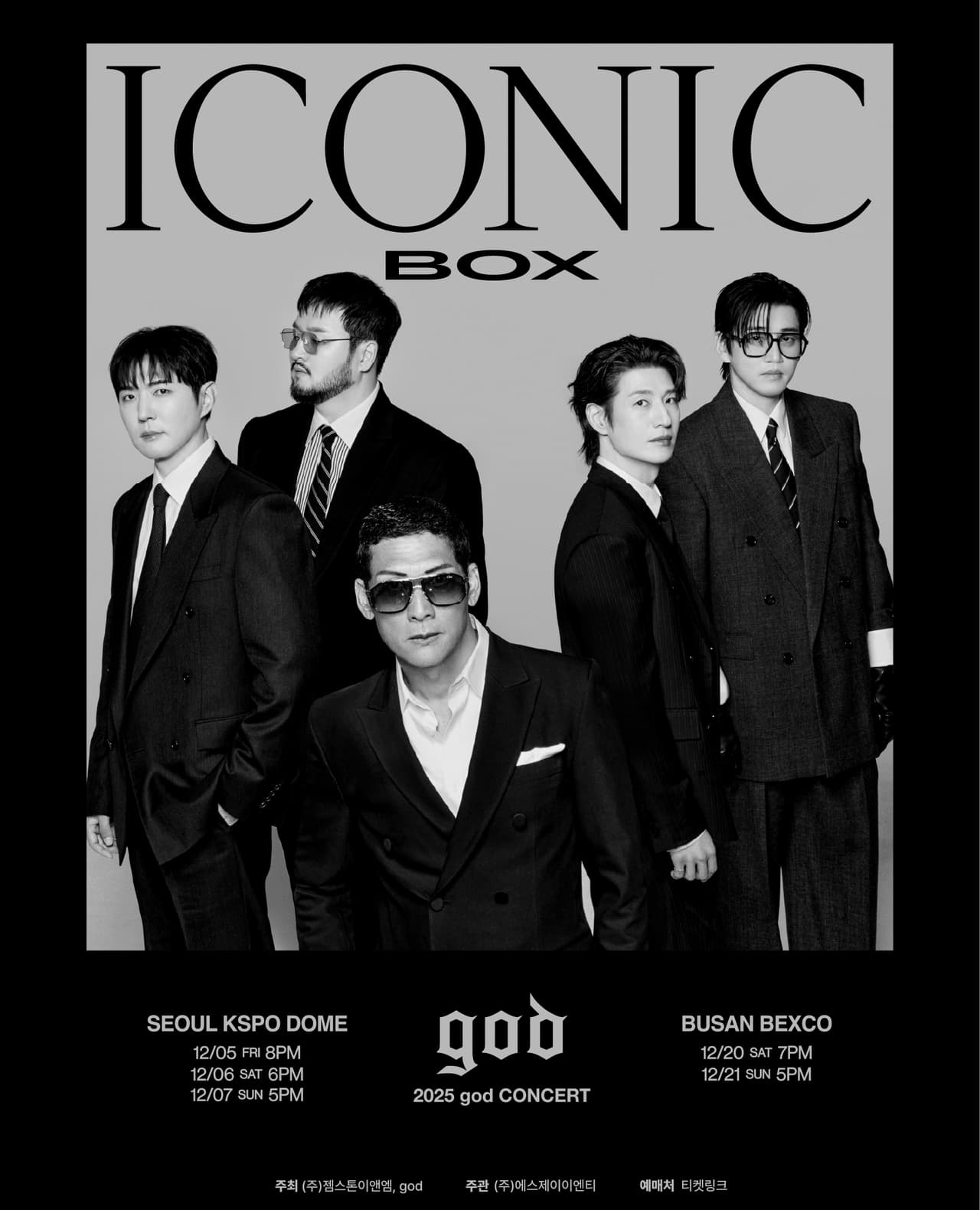 god CONCERT: ICONIC BOX [부산] 공연 포스터