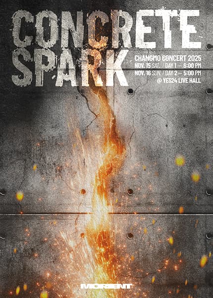창모 콘서트, CONCRETE SPARK 공연 포스터