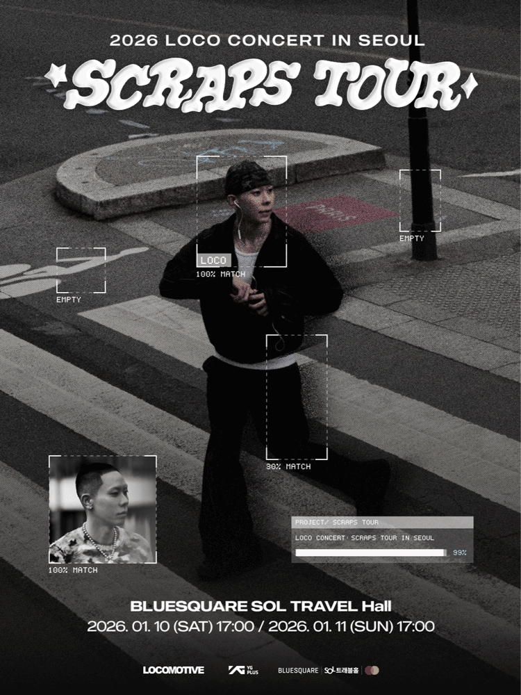 LOCO CONCERT: SCRAPS TOUR [서울] 공연 포스터