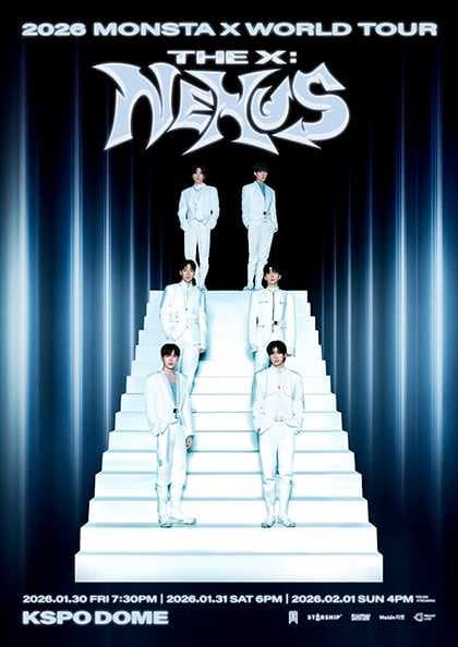 MONSTA X WORLD TOUR, THE X: NEXUS 공연 포스터
