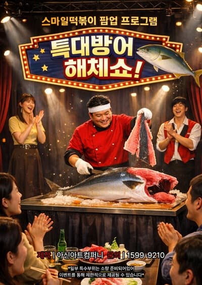 뮤지컬과 함께하는 특大방어 해체쇼 [아산] 공연 포스터