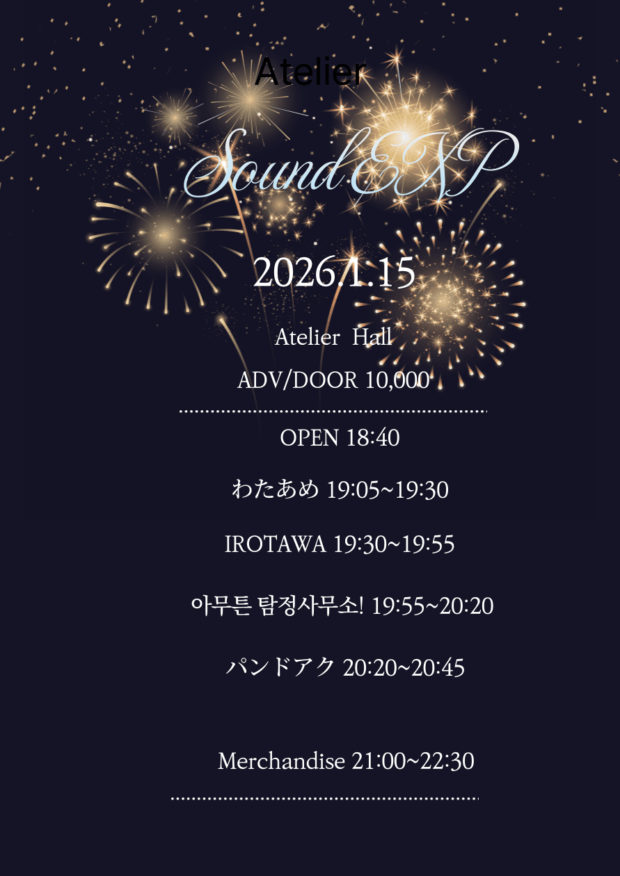 SOUND EXP 공연 포스터