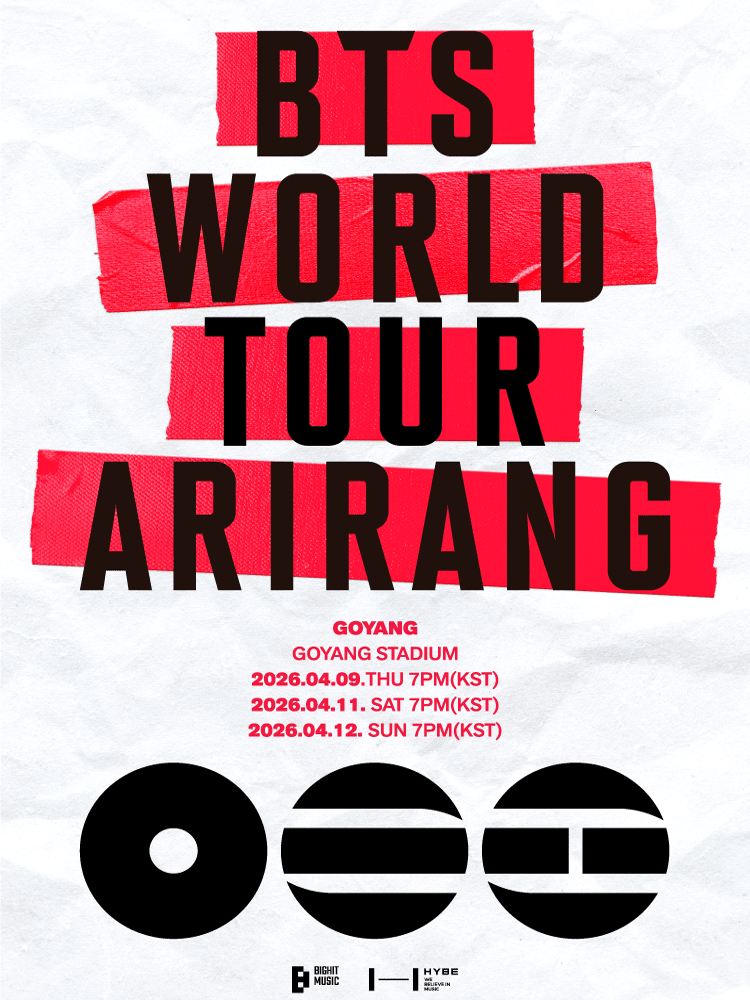 BTS WORLD TOUR: ARIRANG [고양] 공연 포스터