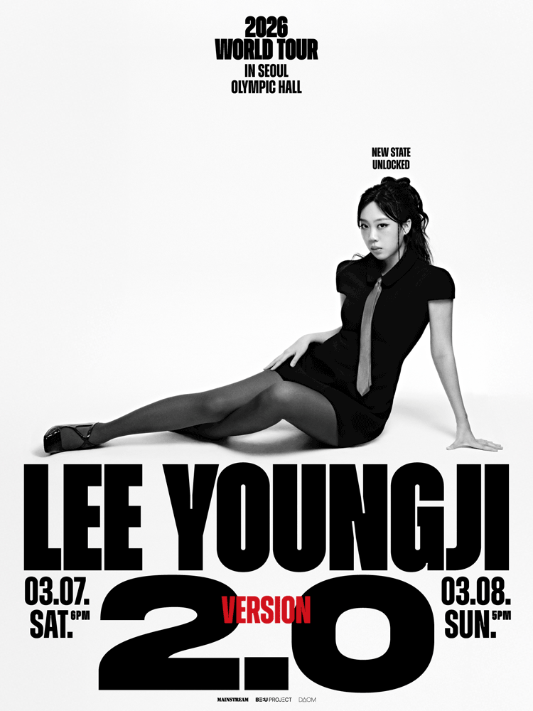LEE YOUNGJI WORLD TOUR 2.0 IN SEOUL 공연 포스터