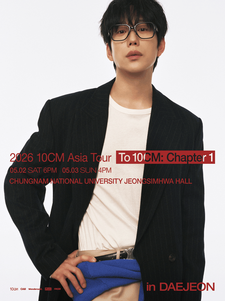 10CM Asia Tour, To 10CM: Chapter 1 [대전] 공연 포스터