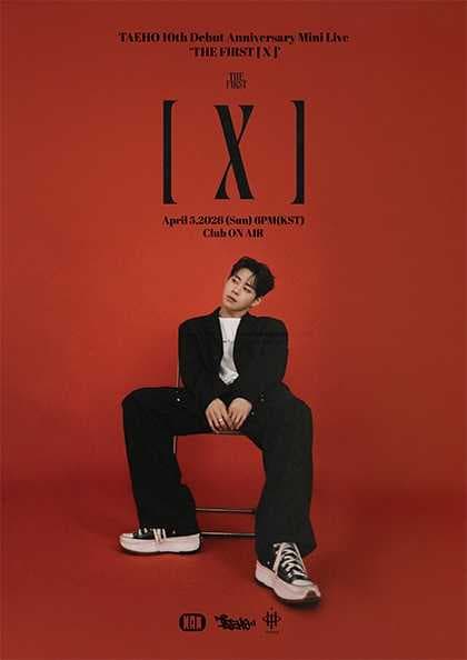 TAEHO Mini Live Concert: THE FIRST [ X ] 공연 포스터