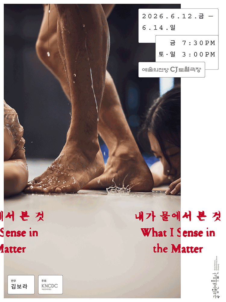 국립현대무용단, 내가 물에서 본 것 [서울] 공연 포스터