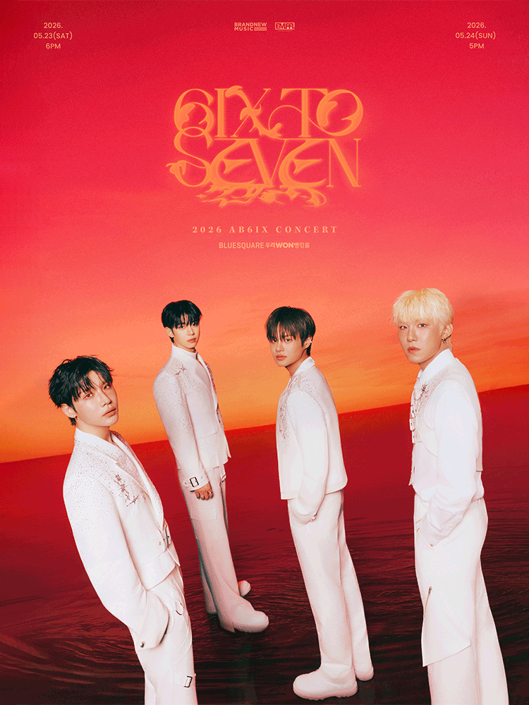 AB6IX CONCERT: 6IX TO SEVEN 공연 포스터