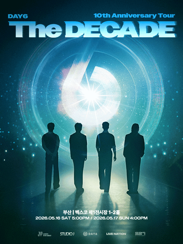 DAY6 10th Anniversary Tour: The DECADE [부산] 공연 포스터