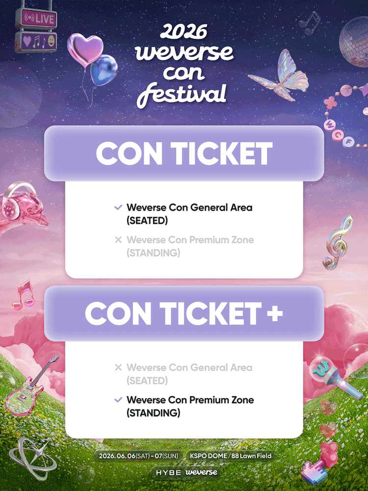 Weverse Con Festival, Weverse Con 공연 포스터