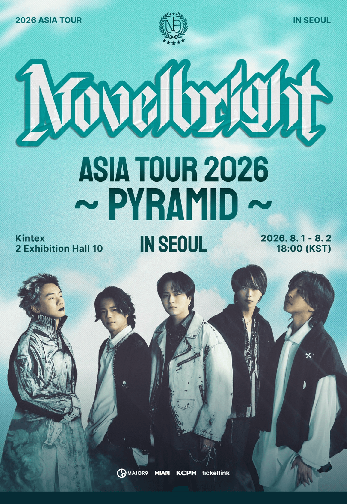 Novelbright ASIA TOUR: PYRAMID [서울] 공연 포스터
