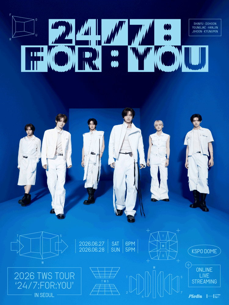 TWS TOUR: 24/7: FOR: YOU [서울] 공연 포스터