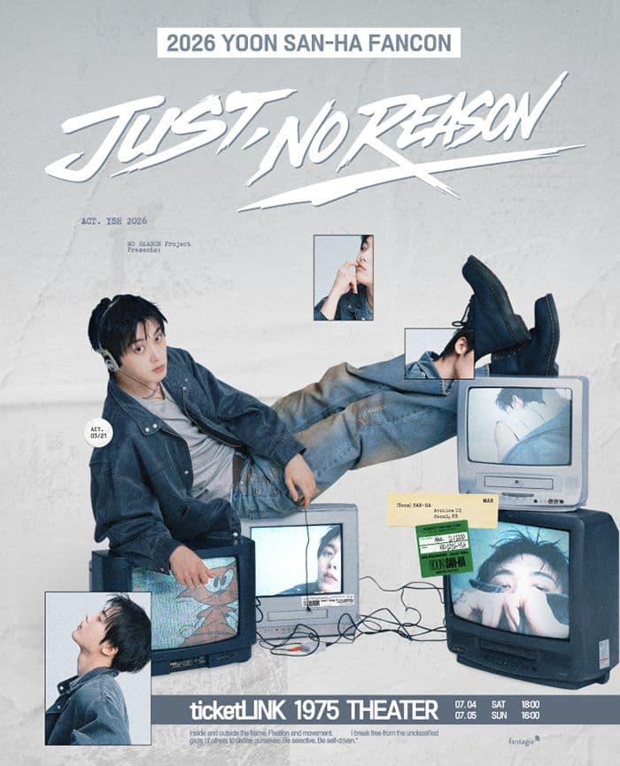 YOON SAN-HA FANCON: JUST, NO REASON 공연 포스터