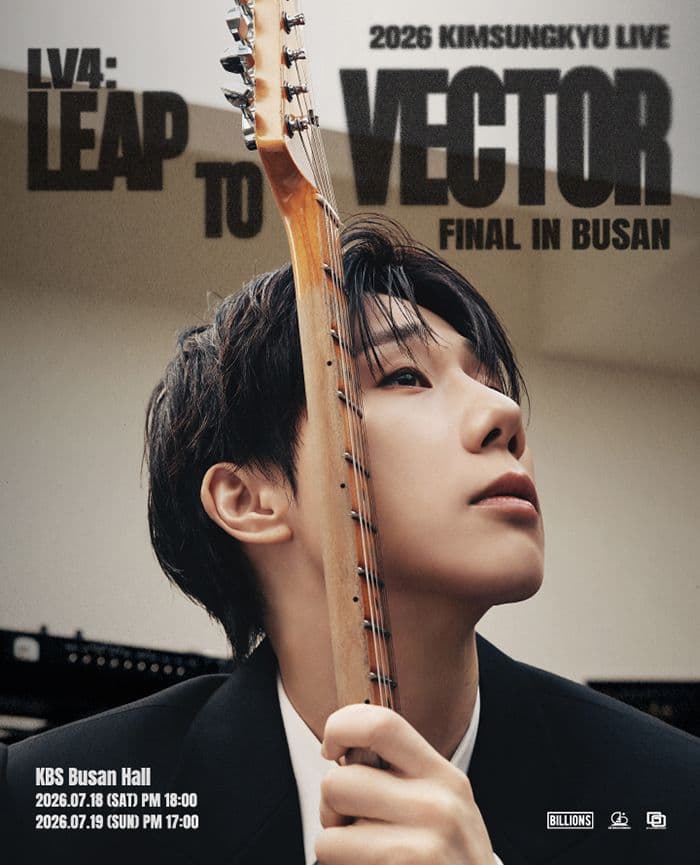 KIMSUNGKYU LIVE, LV4: LEAP TO VECTOR FINAL [부산] 공연 포스터