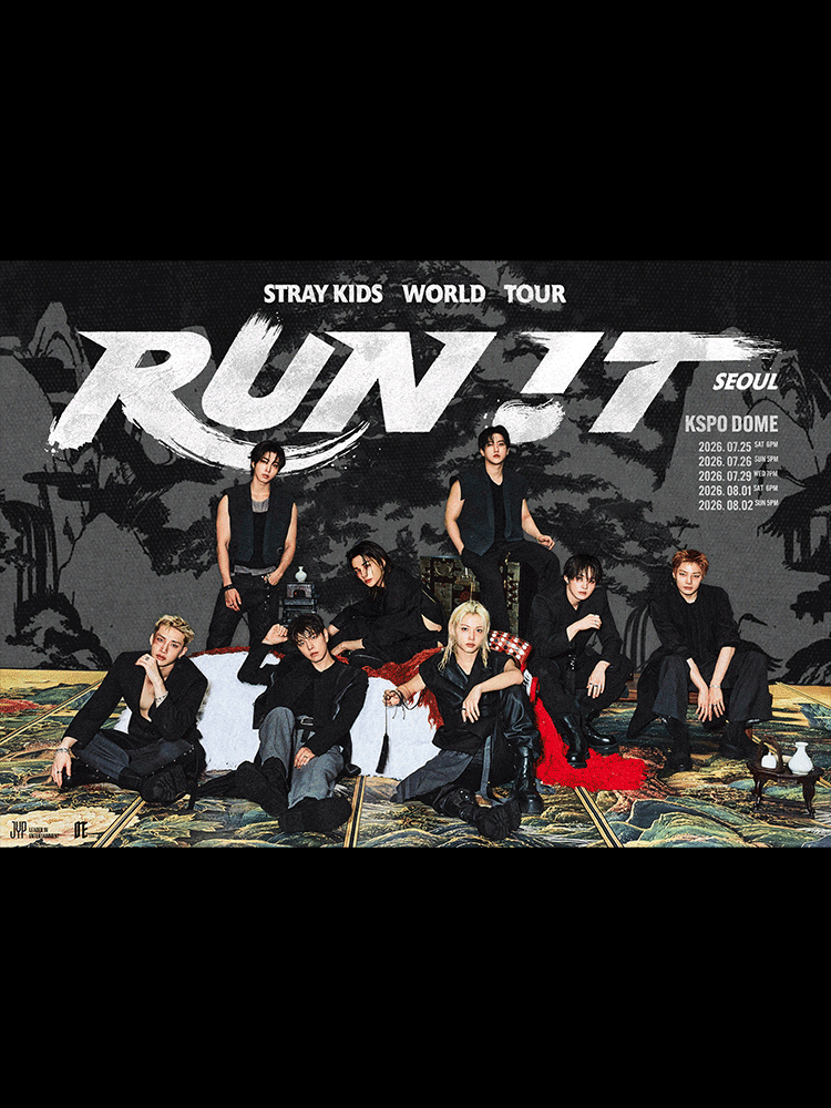 Stray Kids World Tour: RUN IT [서울] 공연 포스터
