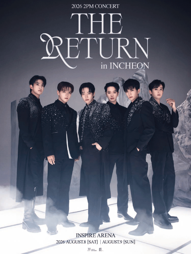2PM Concert: THE RETURN [인천] 공연 포스터