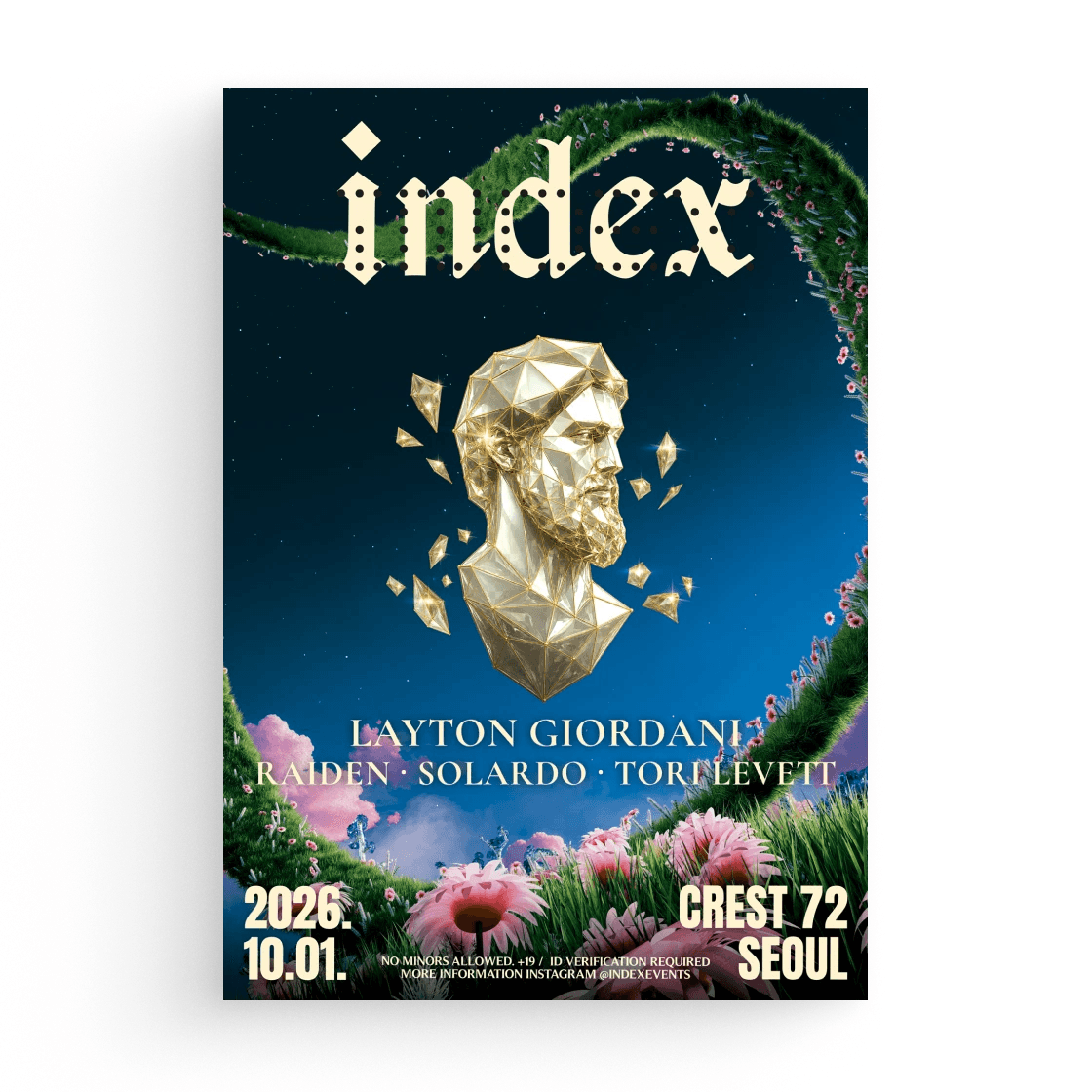 INDEX 공연 포스터