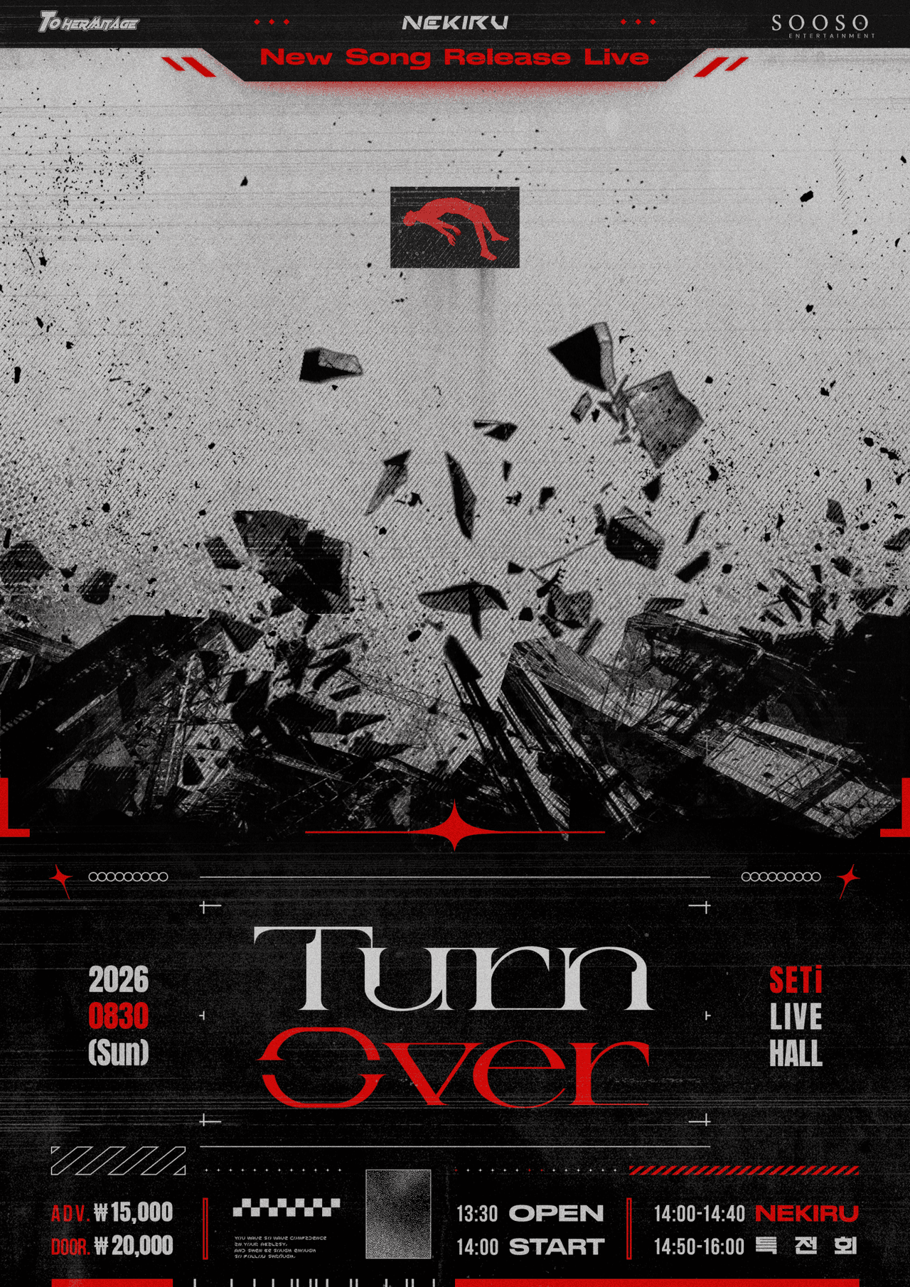 NEKIRU: TurnOver 공연 포스터