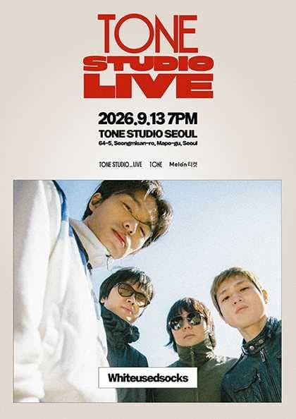 TONE STUDIO LIVE, Whiteusedsocks 공연 포스터