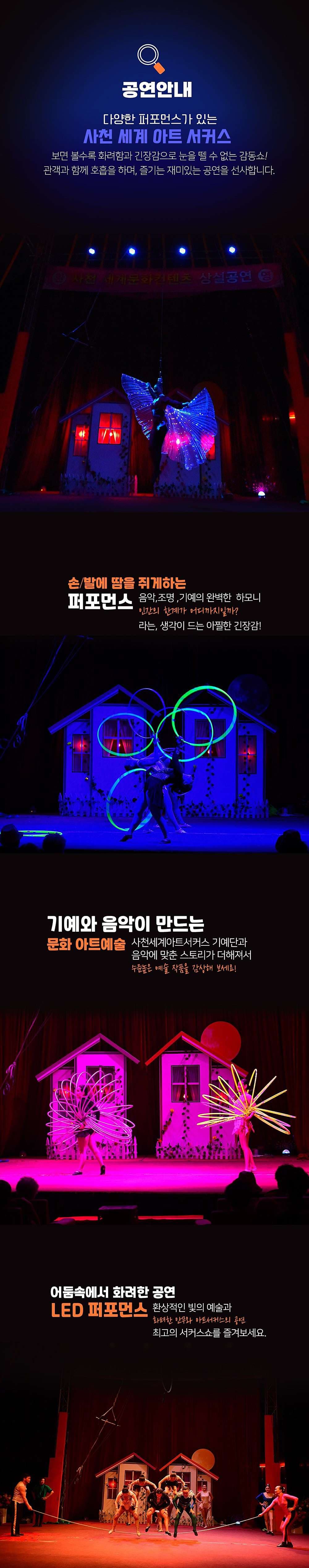 세계아트쇼, 사천서커스 소개 이미지 2