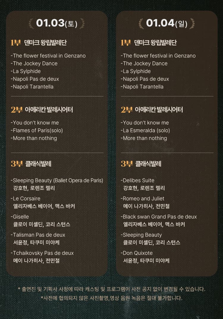 The Night In Seoul 더 나잇인 서울 BALLET GALA 소개 이미지 3
